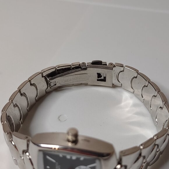 7.5 Inch Silver Tone With Black Dial Concepts Watch - Picture 3 of 13